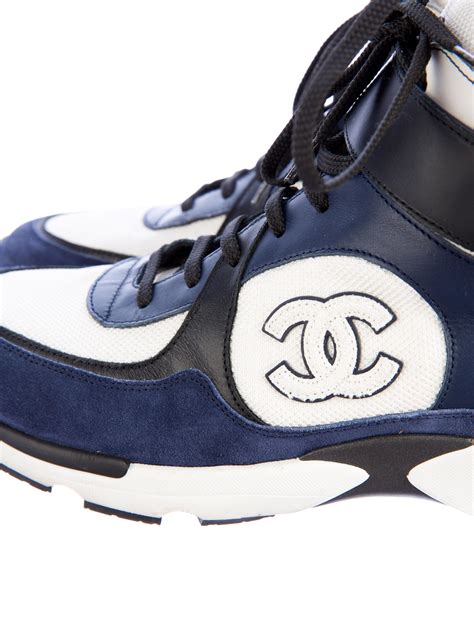 chanel hightop runners|Chanel sneakers 9.5.